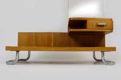 Bauhaus Chromed Tubular Steel Dressing Table, 1940s