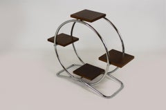 Bauhaus Chromed Tubular Steel Étagère, 1930s