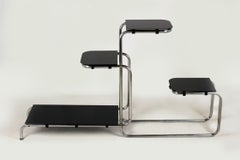 Bauhaus Chromed Tubular Steel Étagère, 1940s
