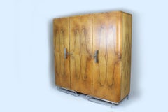 Bauhaus Chromed Tubular Steel Wardrobe, 1930s