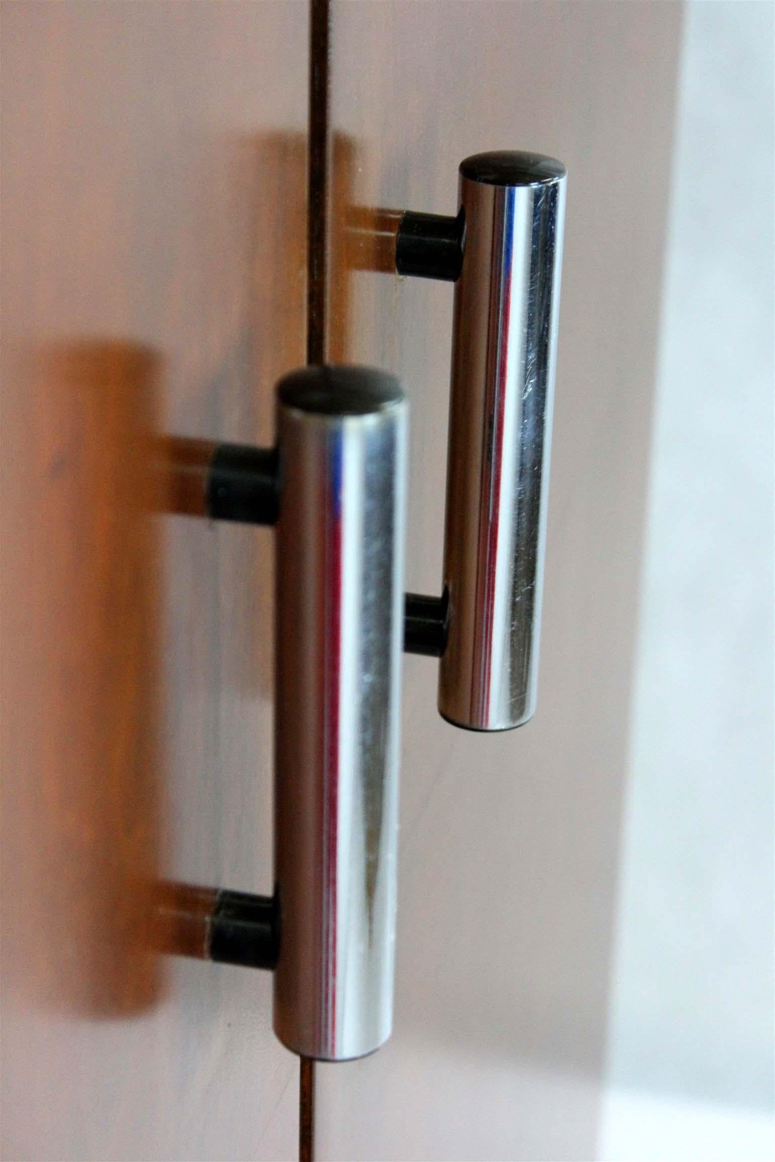 Armadio in acciaio tubolare cromato Bauhaus di Hynek Gottwald, anni '40 in vendita 2