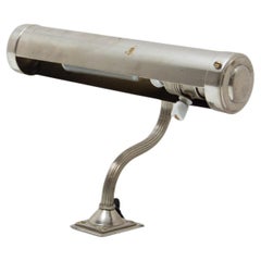 Bauhaus Chromium Plated Wall Lamp for Napako, 1940s