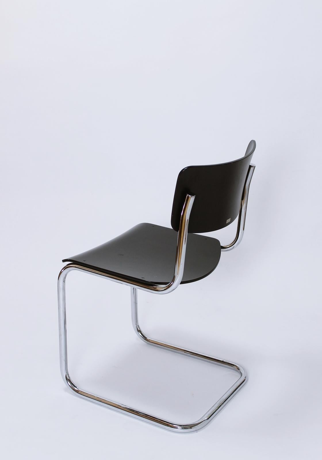 20th Century Bauhaus Classic S43 Cantilevered Chair by Mart Stam for Thonet, Germany For Sale