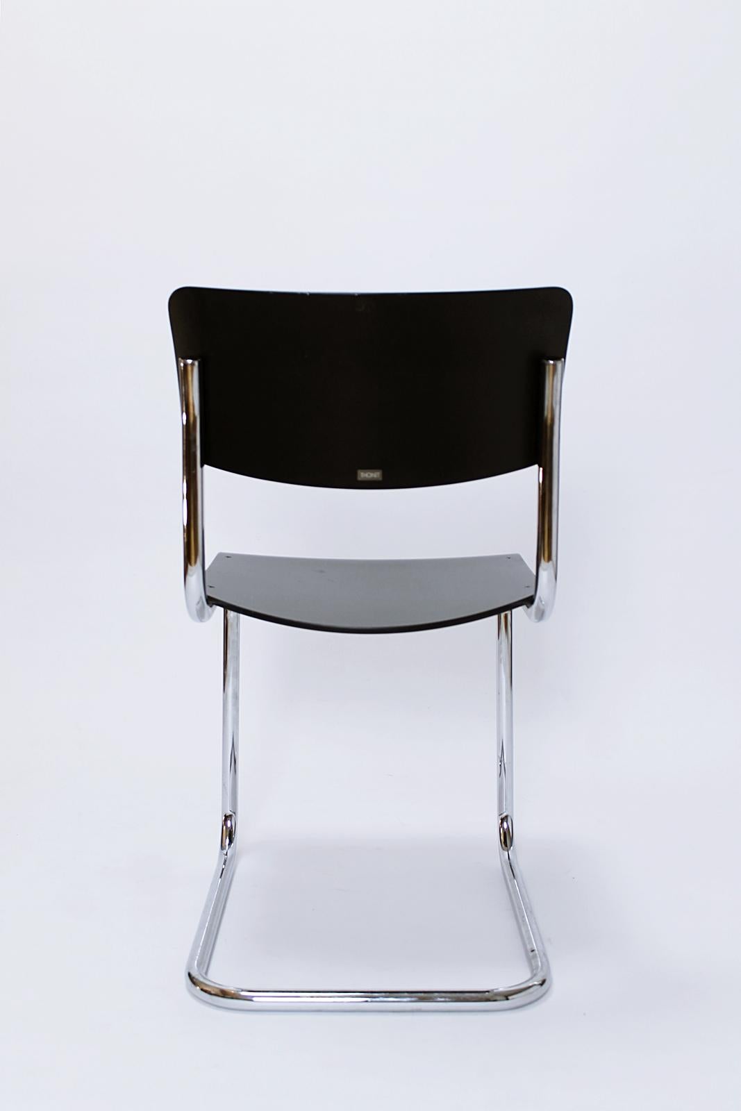 Plywood Bauhaus Classic S43 Cantilevered Chair by Mart Stam for Thonet, Germany For Sale