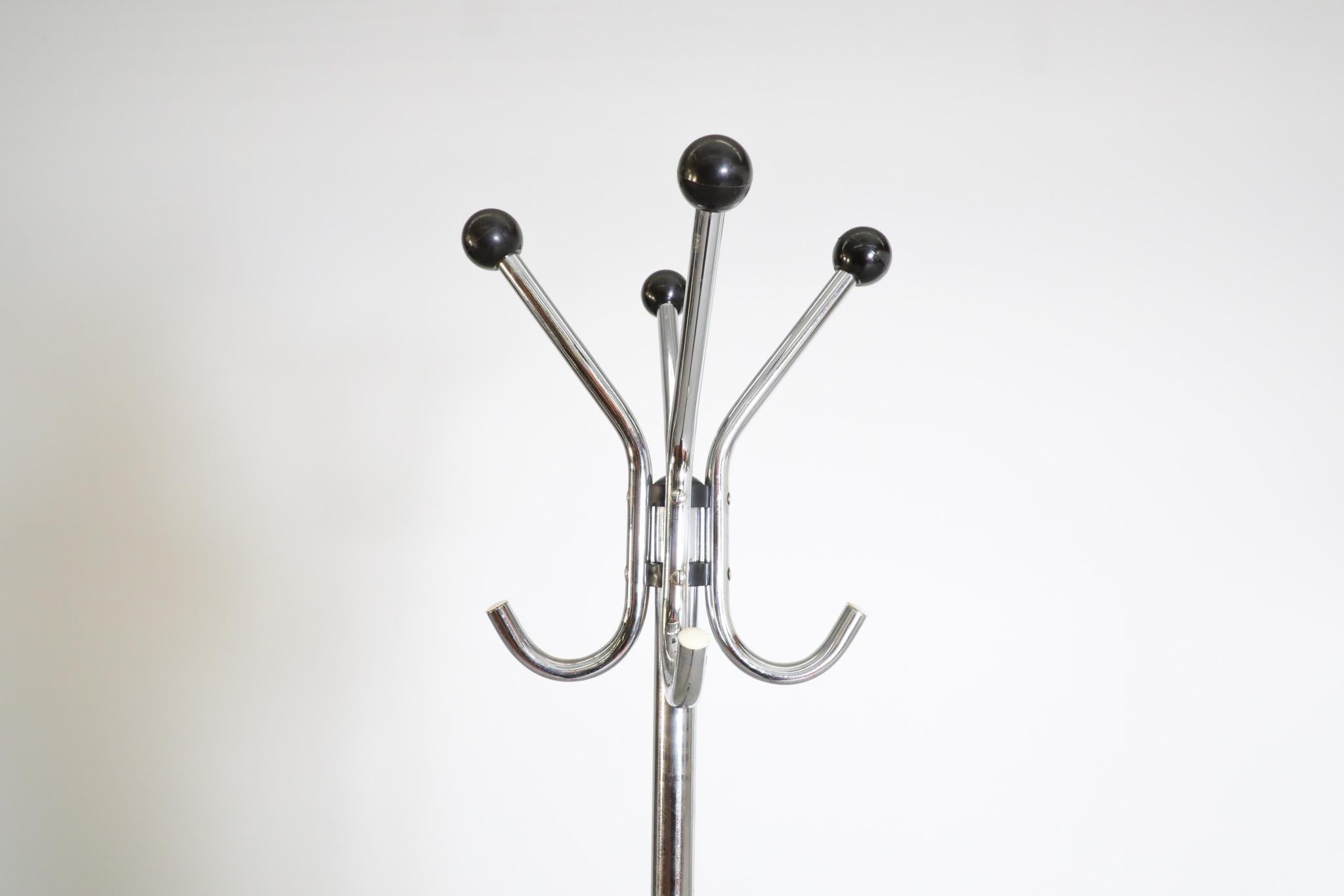 Czech Bauhaus Coat Stand attributed to Slezák, 1930s For Sale