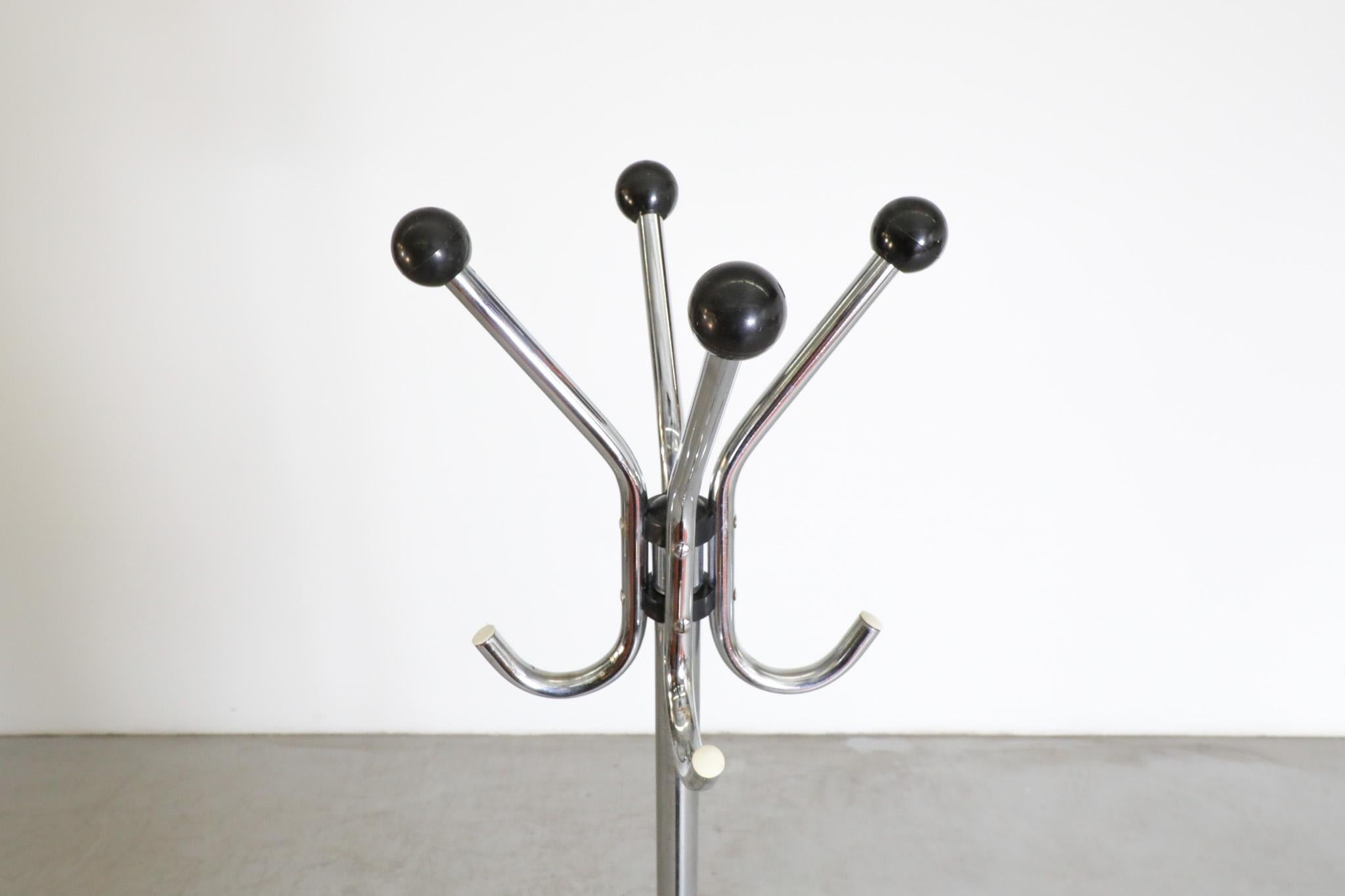 Enameled Bauhaus Coat Stand attributed to Slezák, 1930s For Sale