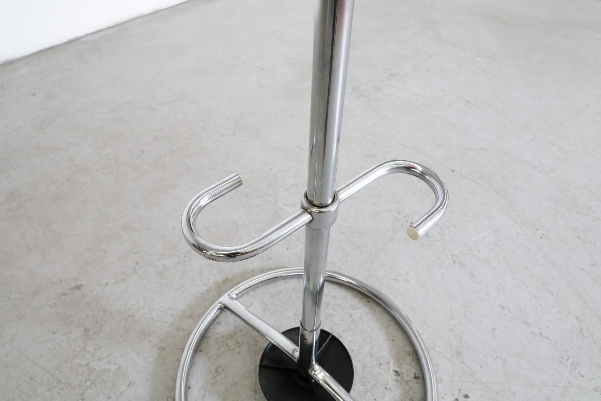 Metal Bauhaus Coat Stand attributed to Slezák, 1930s For Sale