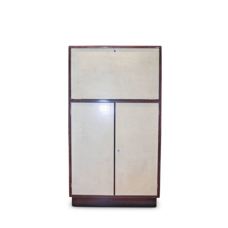 Bauhaus Cocktail Cabinet by Marcel Louis Baugniet with Makers Emblem, 1920s In Good Condition For Sale In High Wycombe, GB