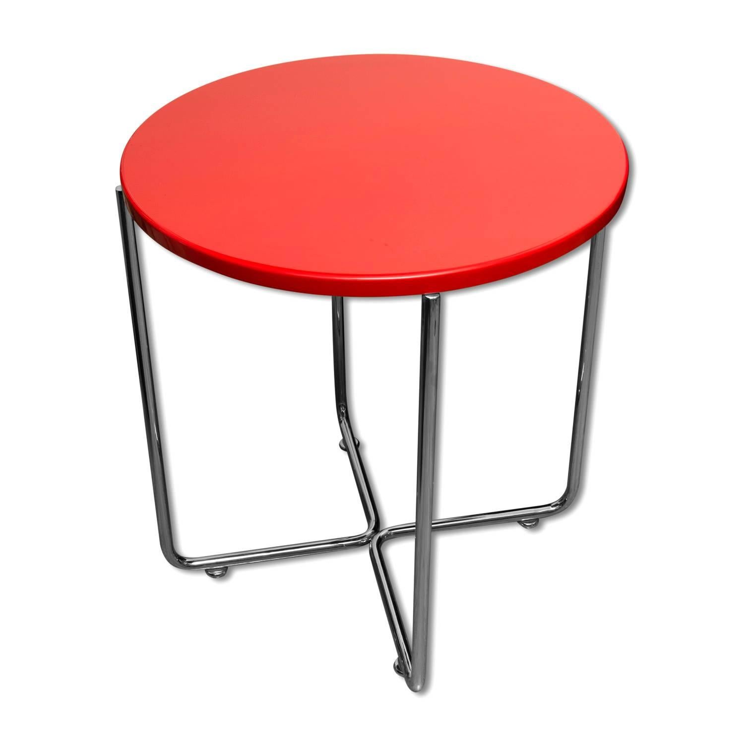 Bauhaus Coffee or Side Table from Vichr & Spol, 1930s, Bohemia 6