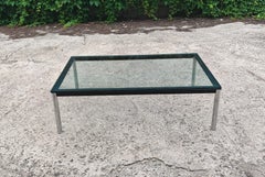 Bauhaus Coffee Table LC10 designed by Le Corbusier and Charlotte Perriand, Italy