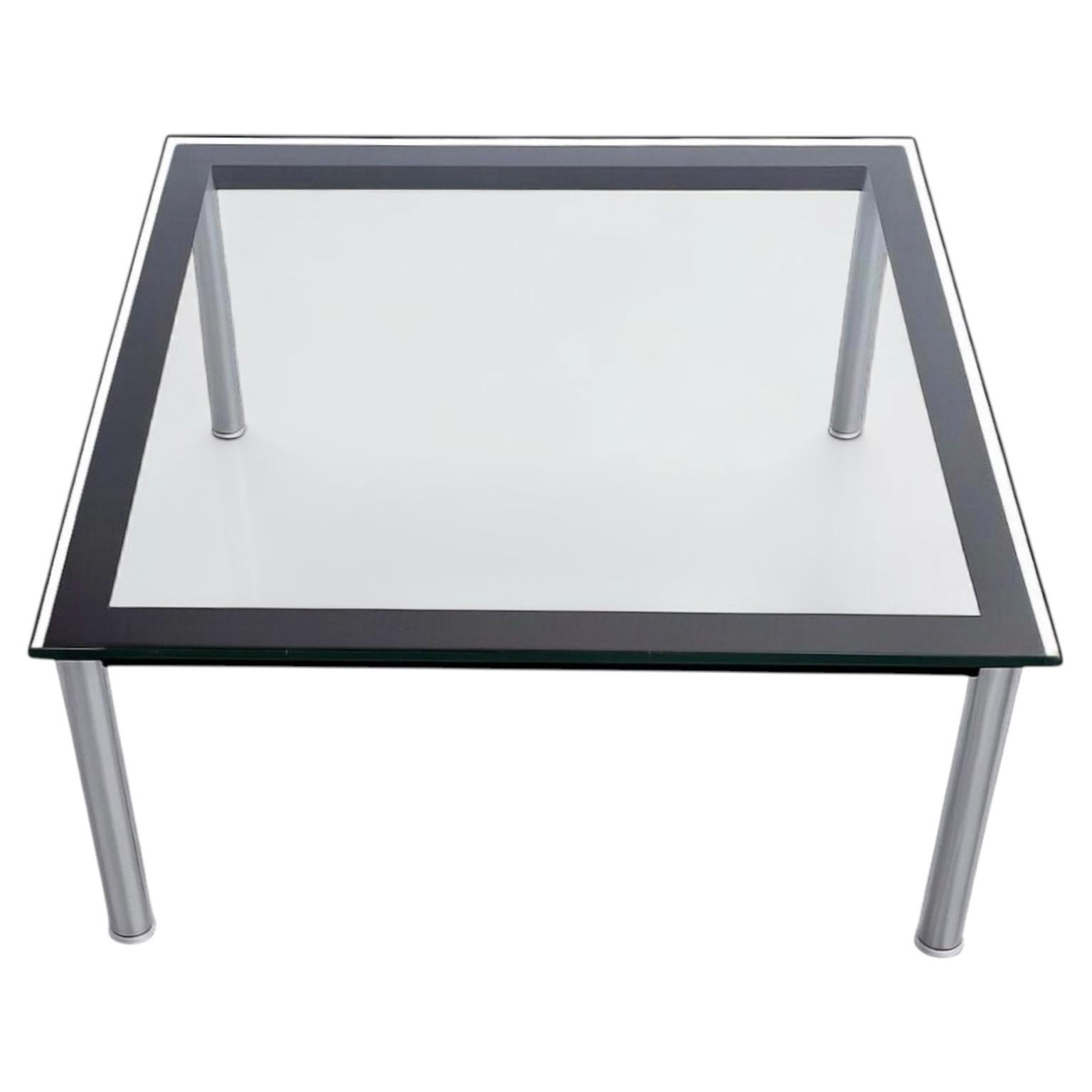 Bauhaus Coffee Table LC10 designed by Le Corbusier and Charlotte Perriand, Italy For Sale