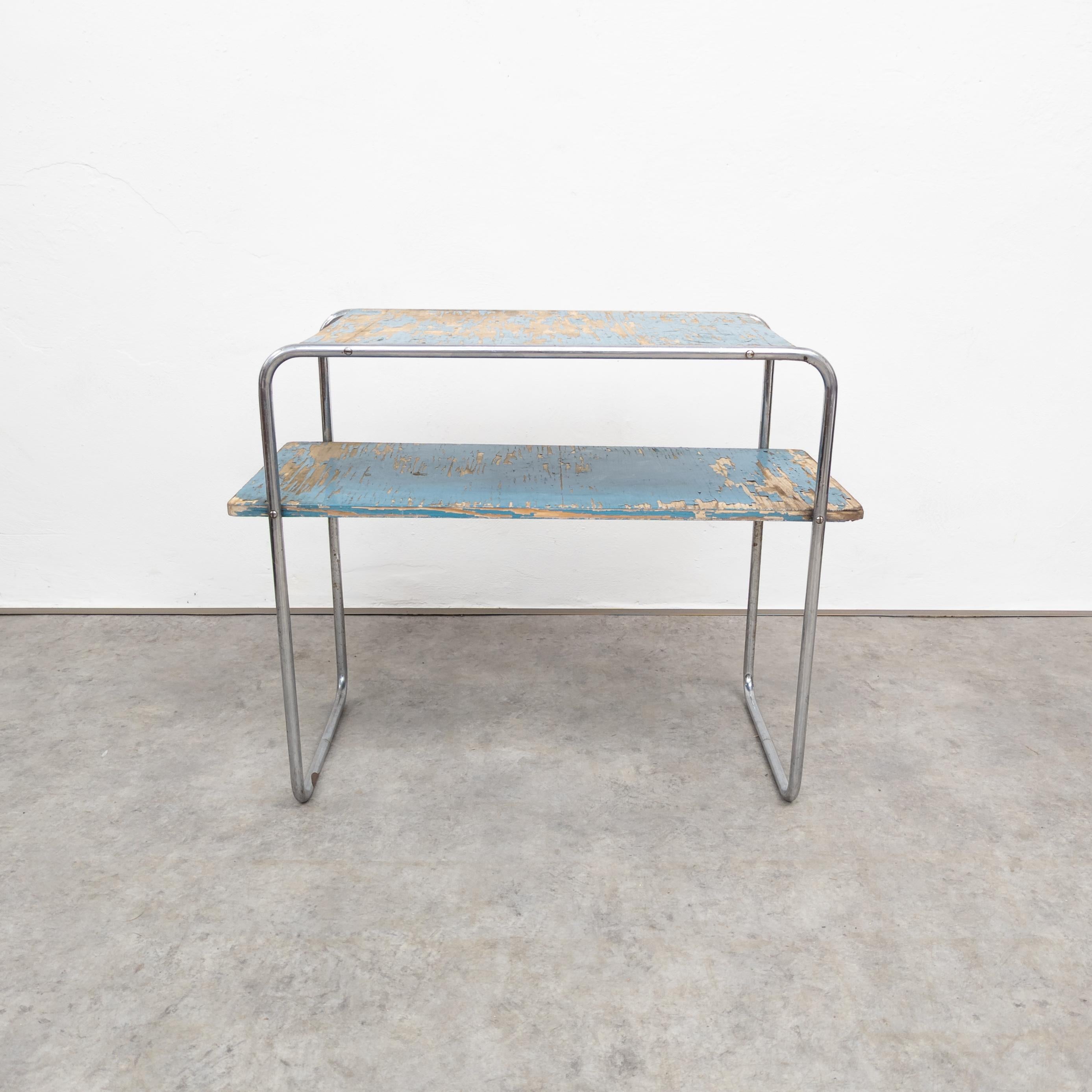 Bauhaus-Konsolentisch B 12 von Marcel Breuer (Stahl) im Angebot