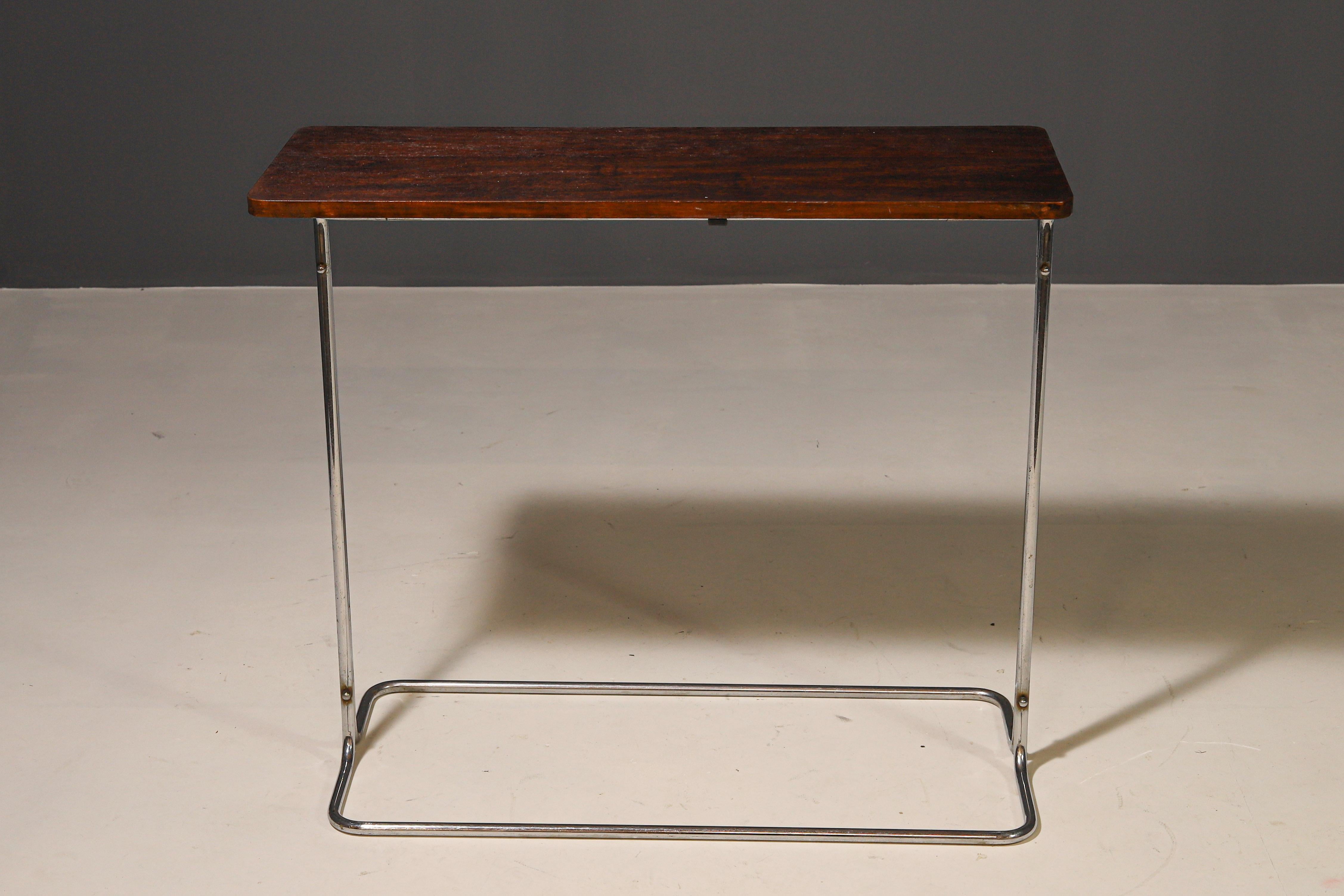 Bauhaus Console Table by Robert Slezák, 1930's, Czechoslovakia For Sale 5