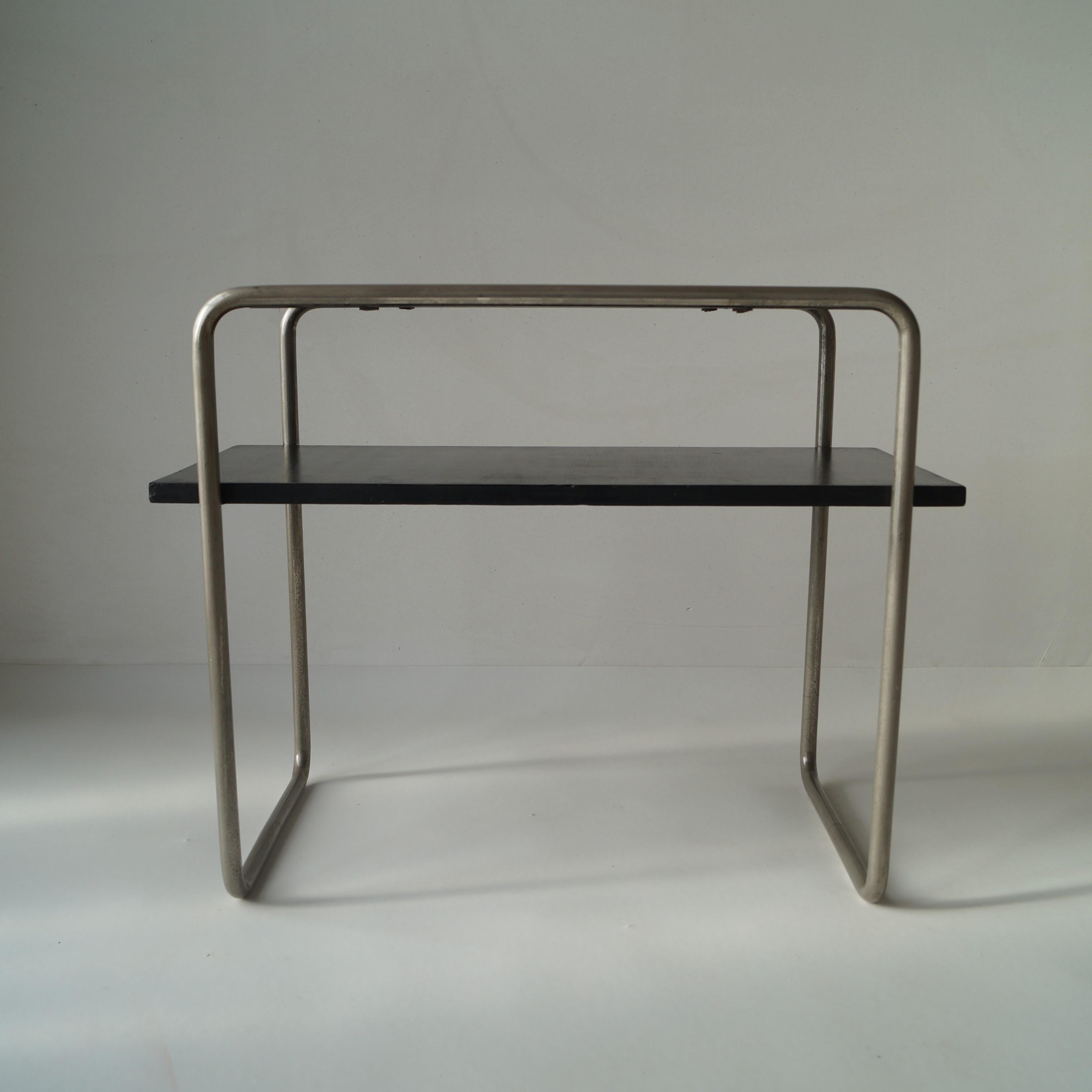 Bauhaus console table Model B12 by Marcel Breuer for Thonet, 1930s For Sale 8