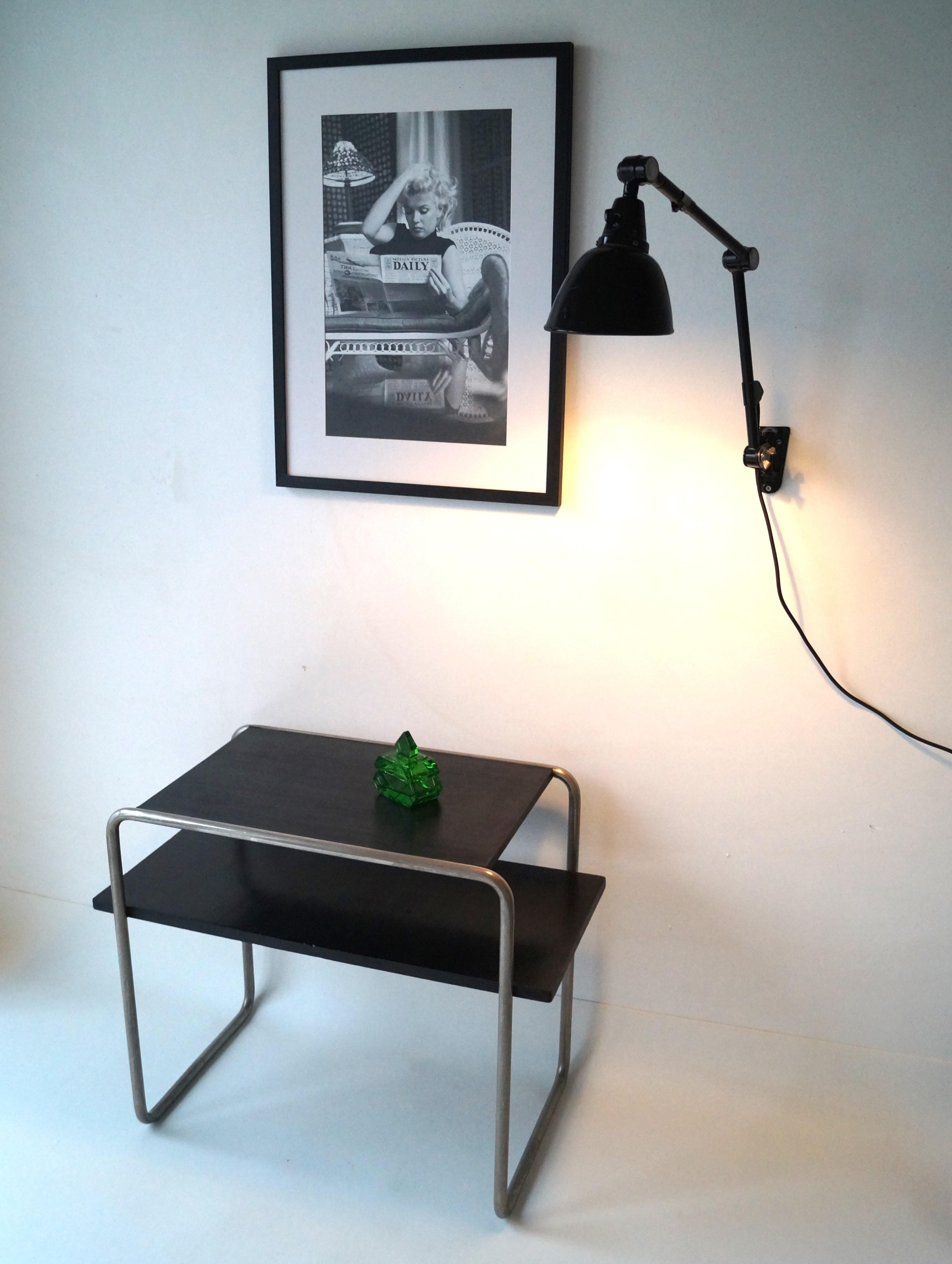 German Bauhaus console table Model B12 by Marcel Breuer for Thonet, 1930s For Sale