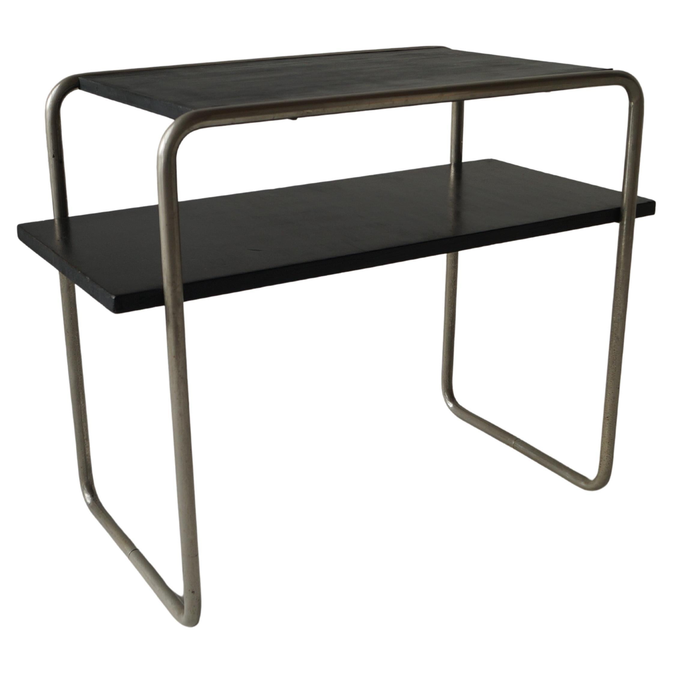 Bauhaus console table Model B12 by Marcel Breuer for Thonet, 1930s For Sale