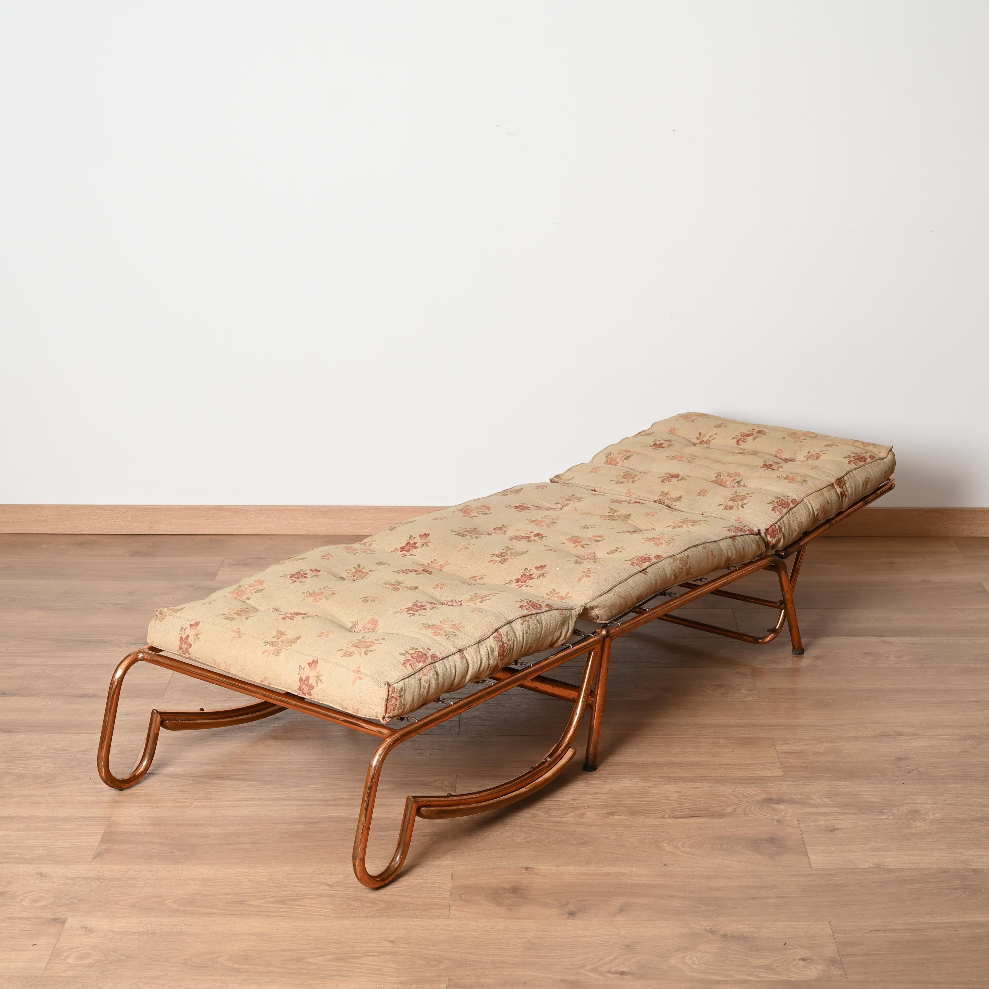 Bauhaus Copper and Walnut Adjustable Bed Armchair, Marcel Breuer, 1930s 5