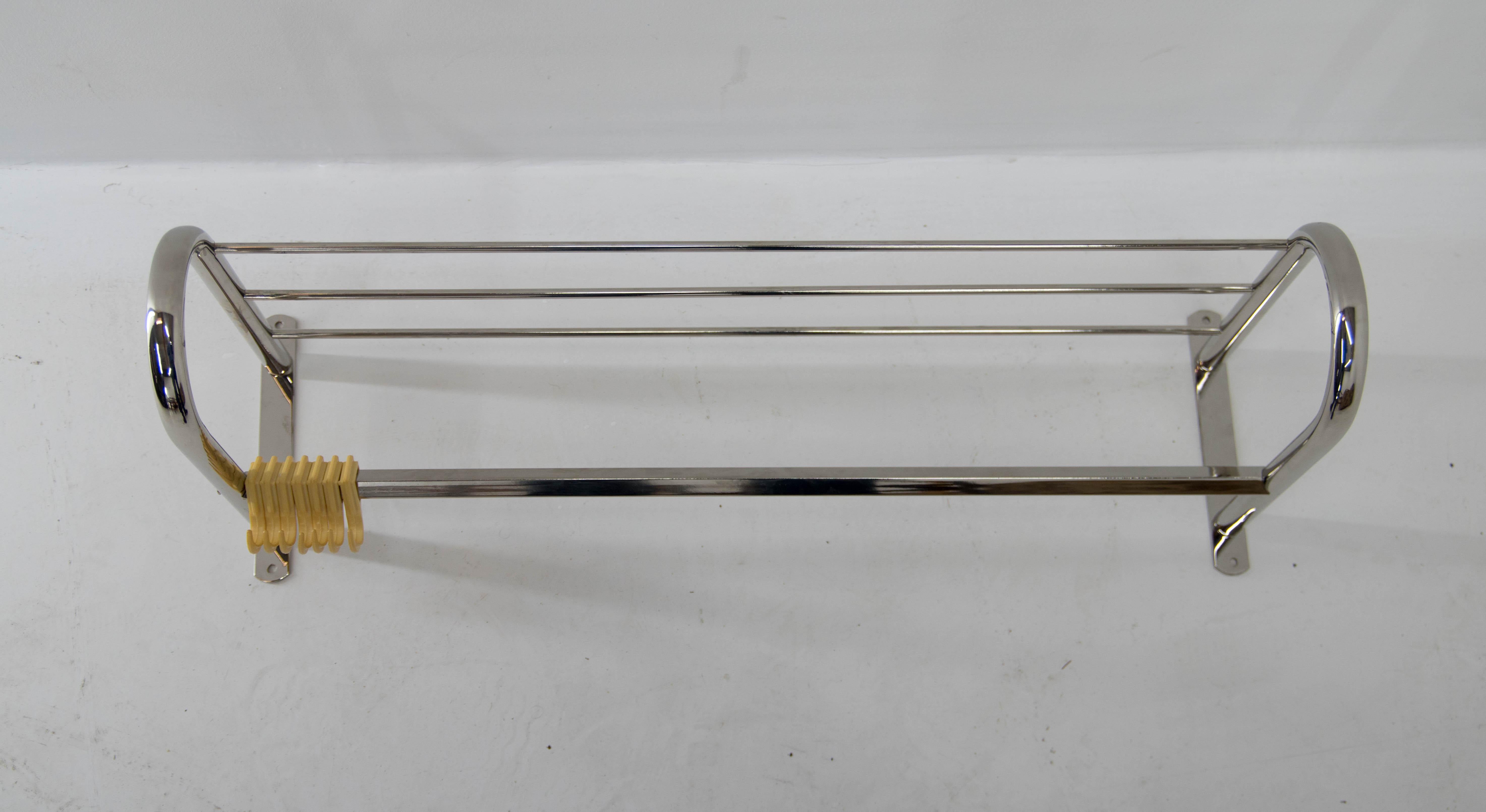 Czech Bauhaus Wall Coat Hanger, Perfect Condition, 1920s For Sale