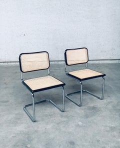 Bauhaus Design CESCA Dining Chair set, Italy 1980's