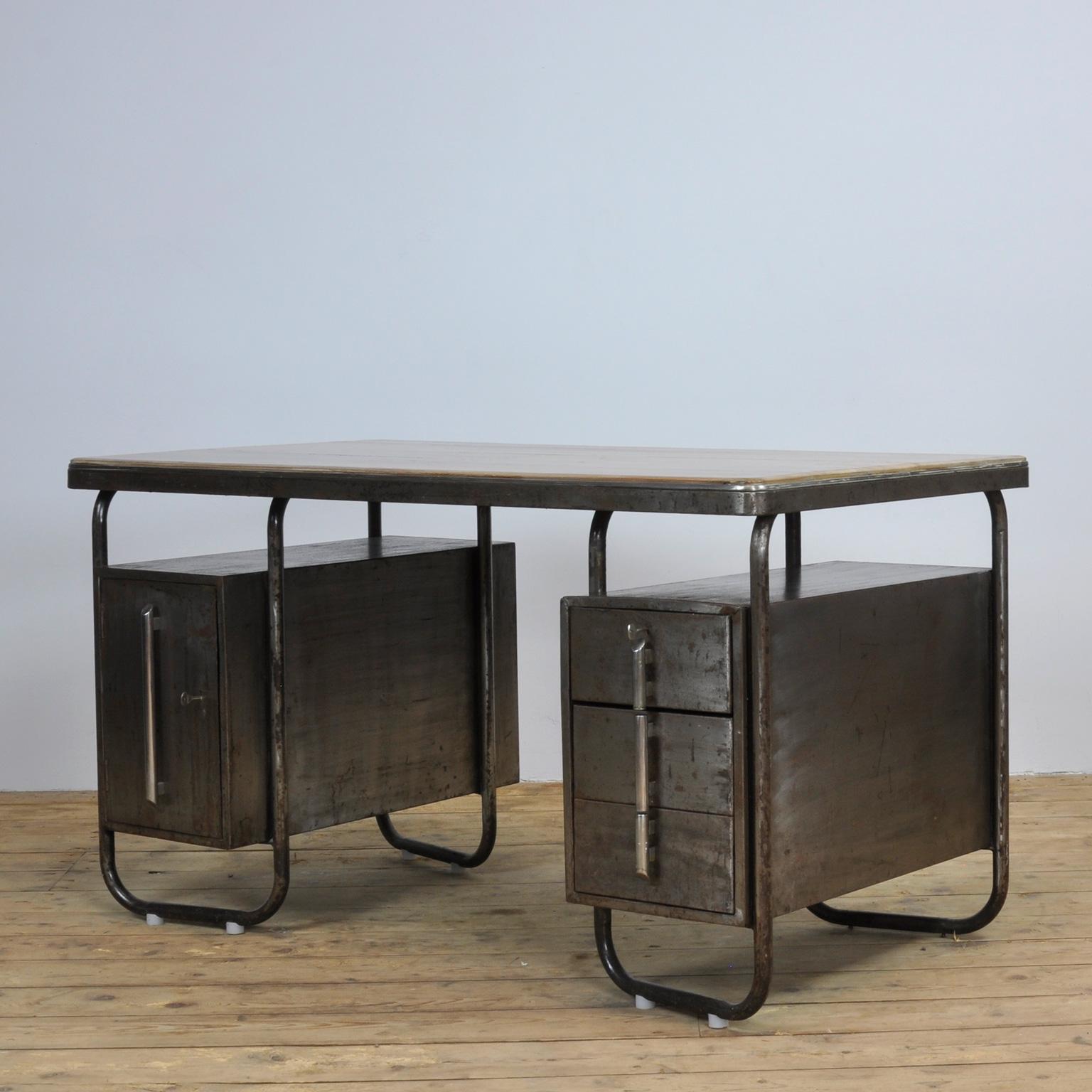 French Bauhaus Desk, 1930s