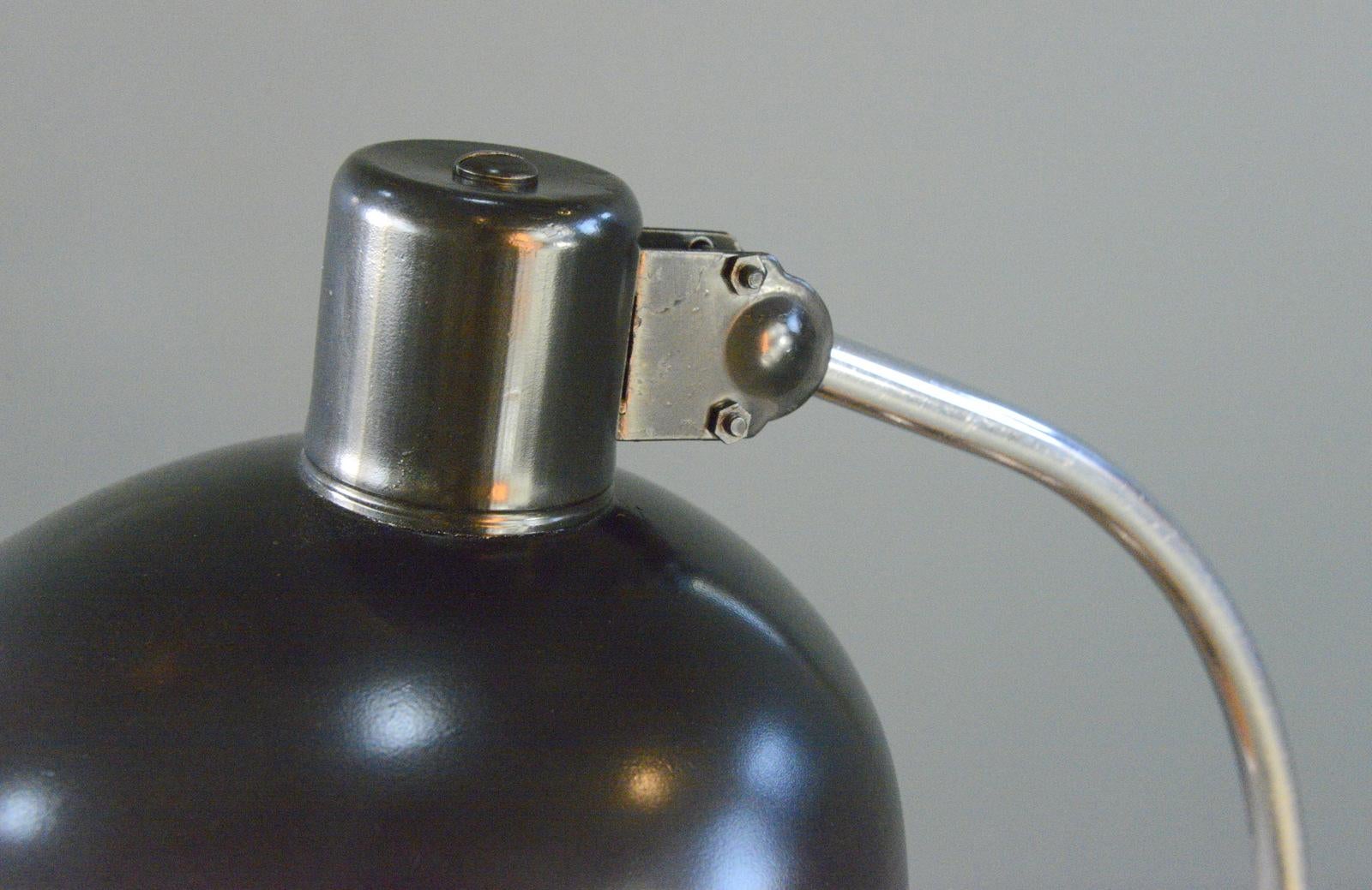 Bauhaus Desk Lamp By Christian Dell Circa 1920s In Good Condition For Sale In Gloucester, GB
