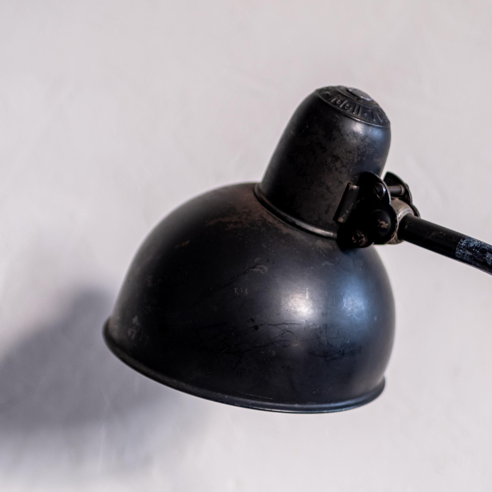 Bauhaus Desk Lamp by Christian Dell for Kaiser Idell, Germany, 1930s In Good Condition In San Diego, CA