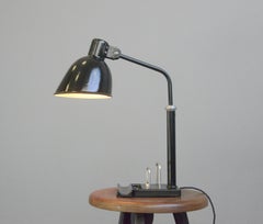 Schreibtischlampe Bauhaus von Christian Dell für Schreibzeug, Tischleuchte, ca. 1920er Jahre