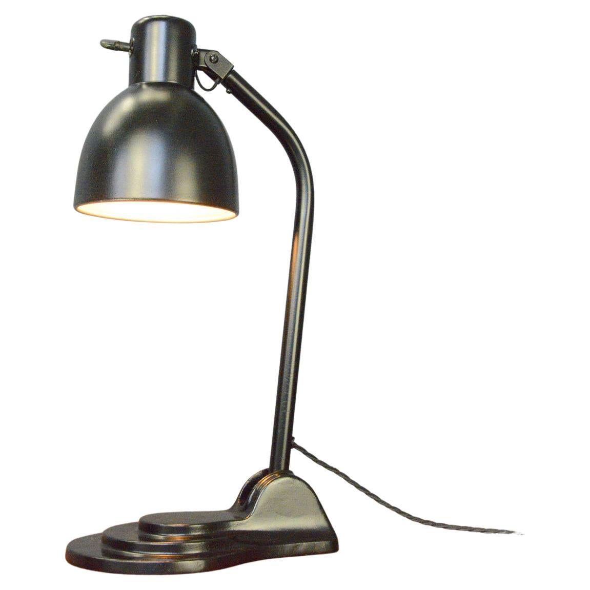 Bauhaus Desk Lamp by Hala, Circa 1930s