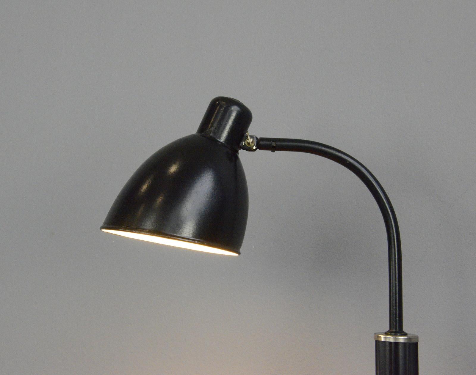 Bauhaus Desk Lamp by Molitor circa 1930s 2
