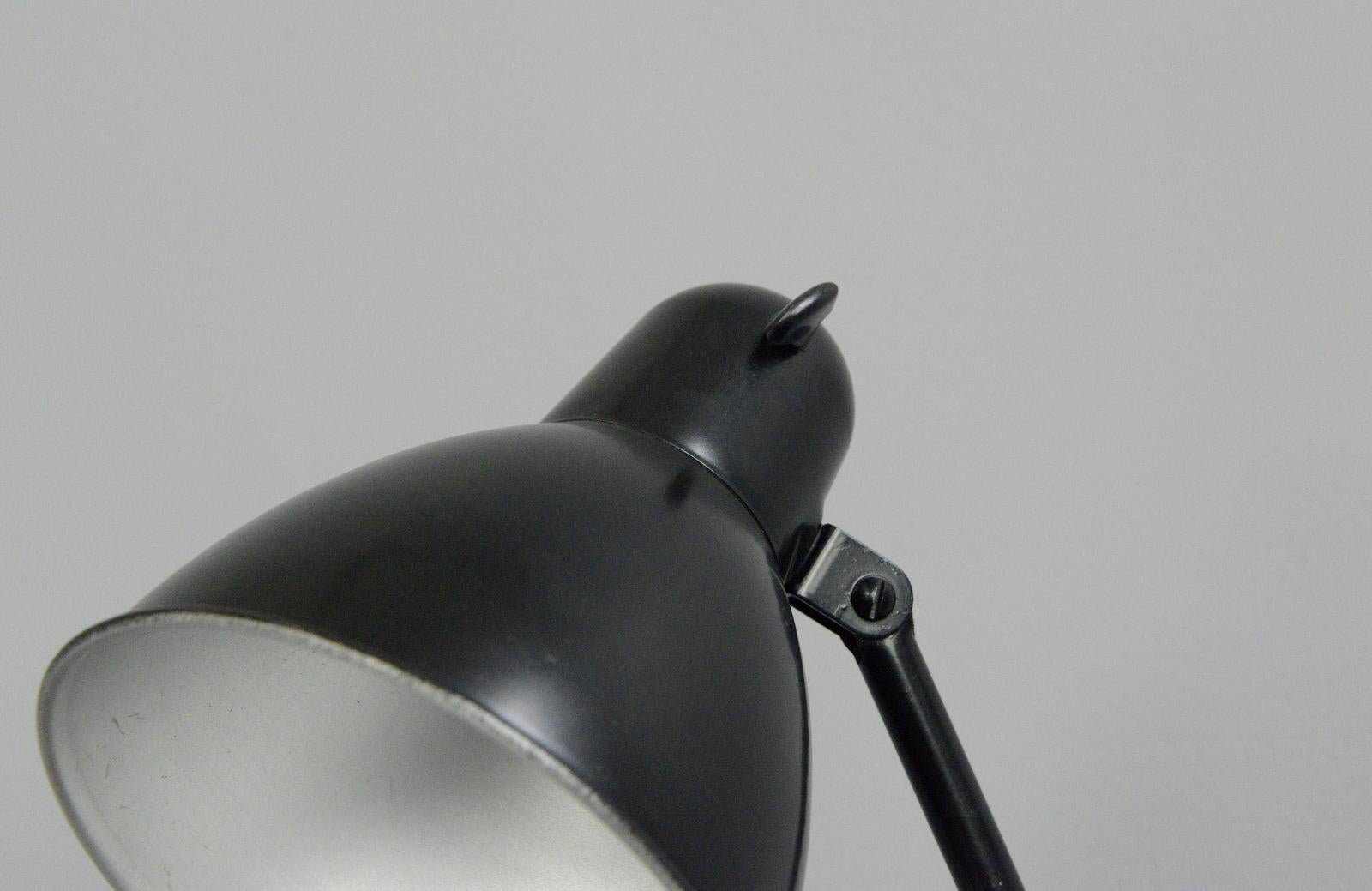 Bauhaus Desk Lamp by Siemens, circa 1930s In Good Condition In Gloucester, GB