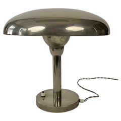 Bauhaus Desk Lamp in Chrome from Czechoslovakia , 1930's