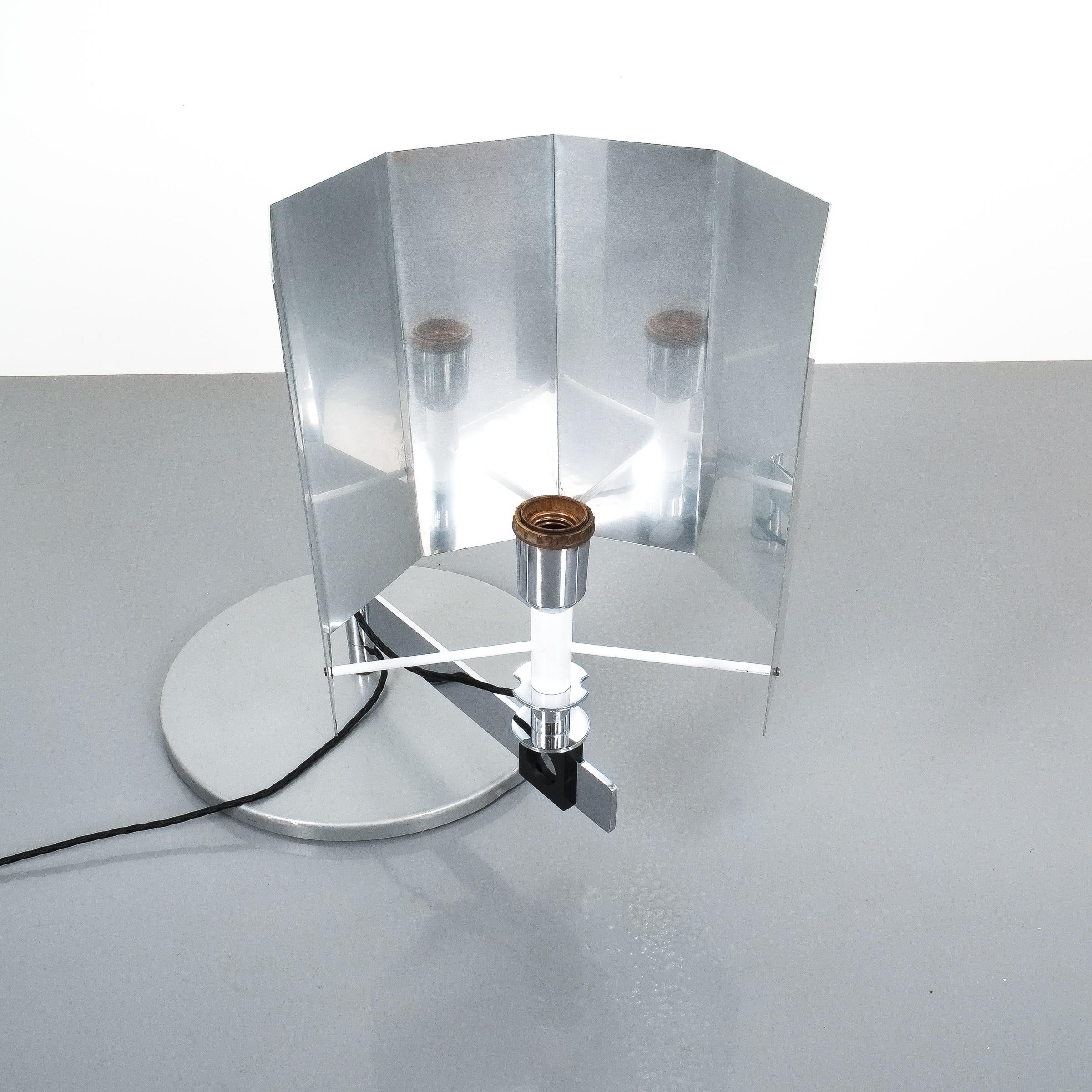 Aluminum Bauhaus Desk Light by Carl J. Jucker, Germany For Sale