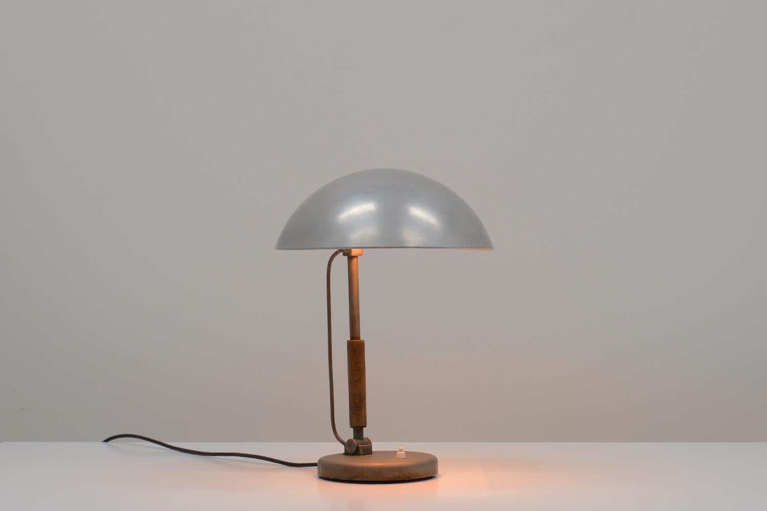 Mid-20th Century Bauhaus Desk Light by Karl Trabert for Schanzenbach und Co. 30s Germany For Sale