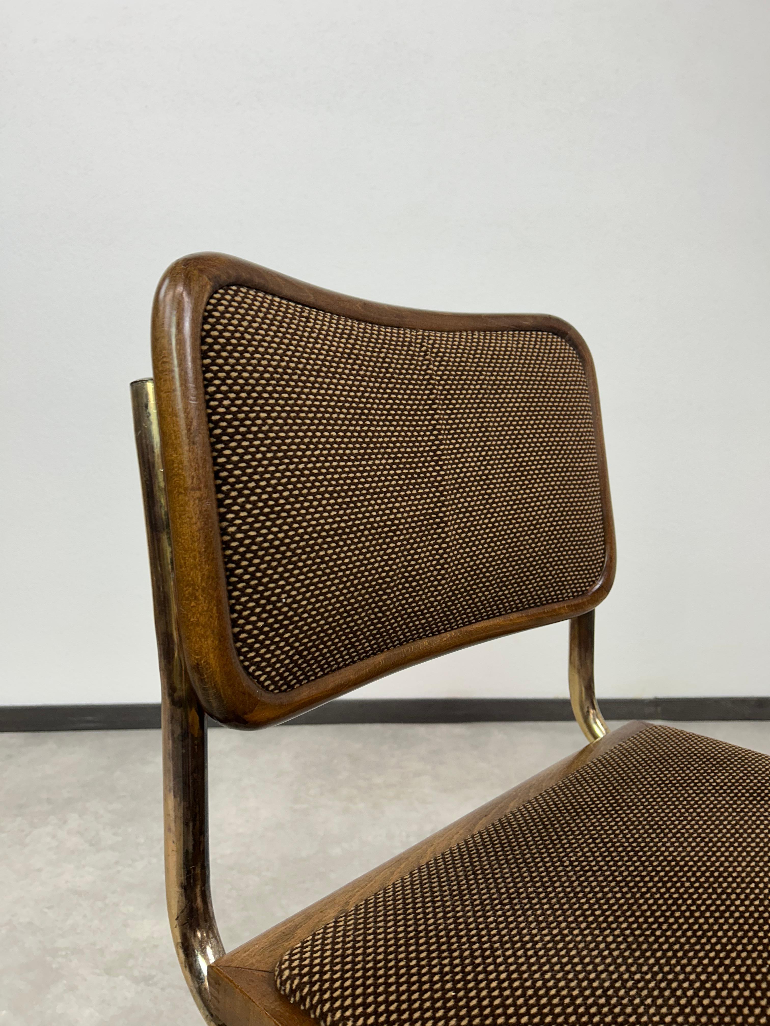European Bauhaus dining chairs S 32 by Marcel Breuer For Sale