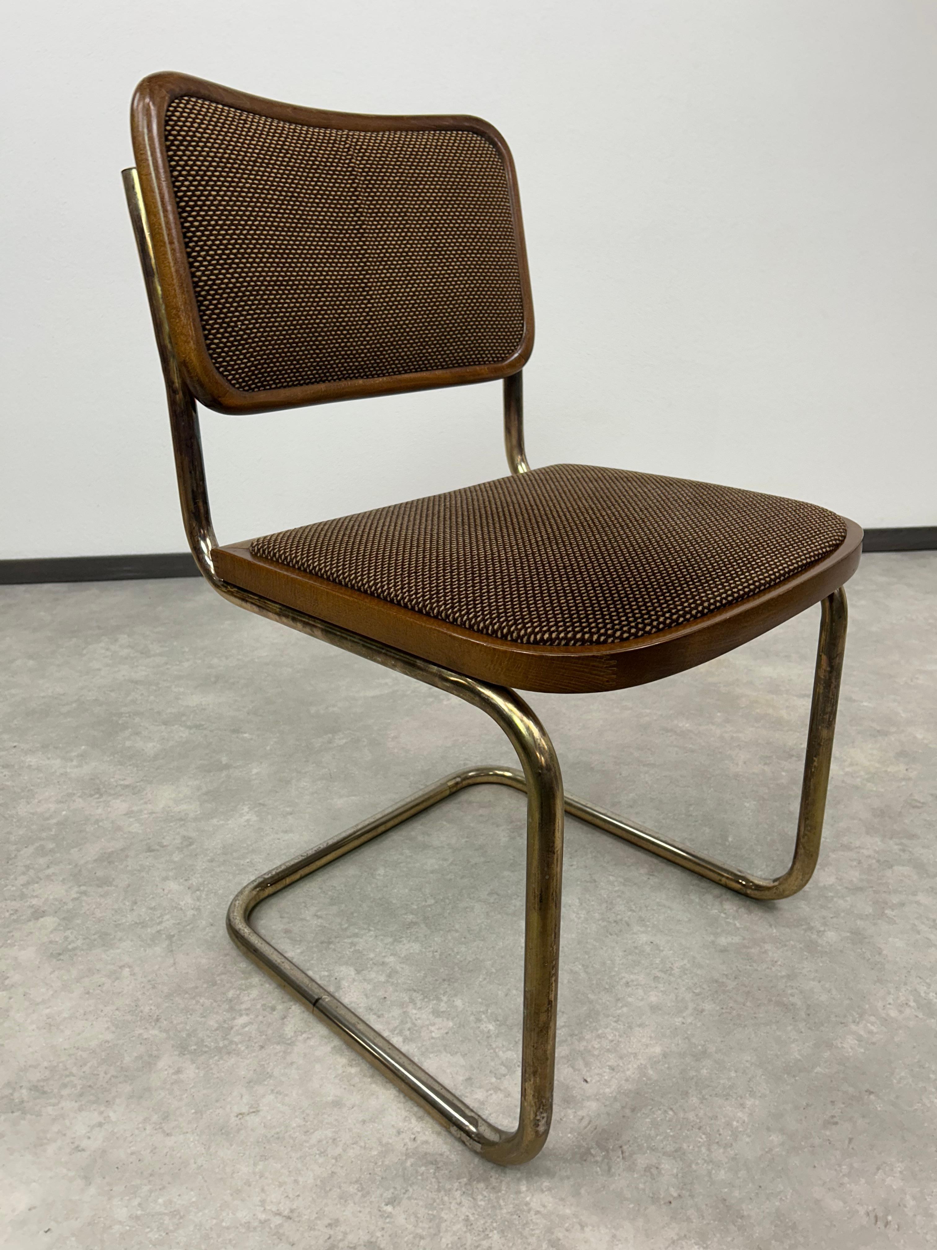 Bauhaus dining chairs S 32 by Marcel Breuer In Good Condition For Sale In Banská Štiavnica, SK