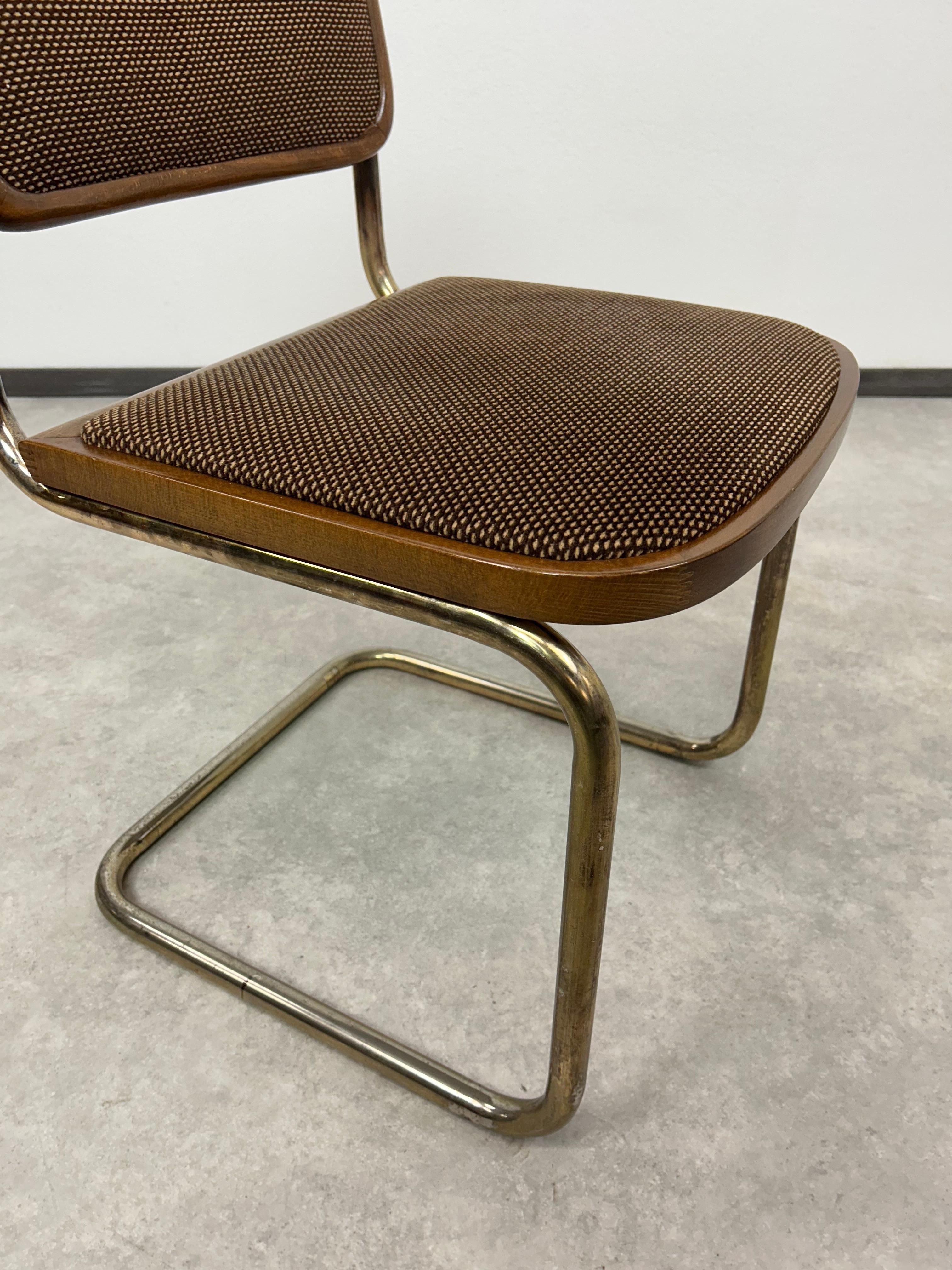 Mid-20th Century Bauhaus dining chairs S 32 by Marcel Breuer For Sale