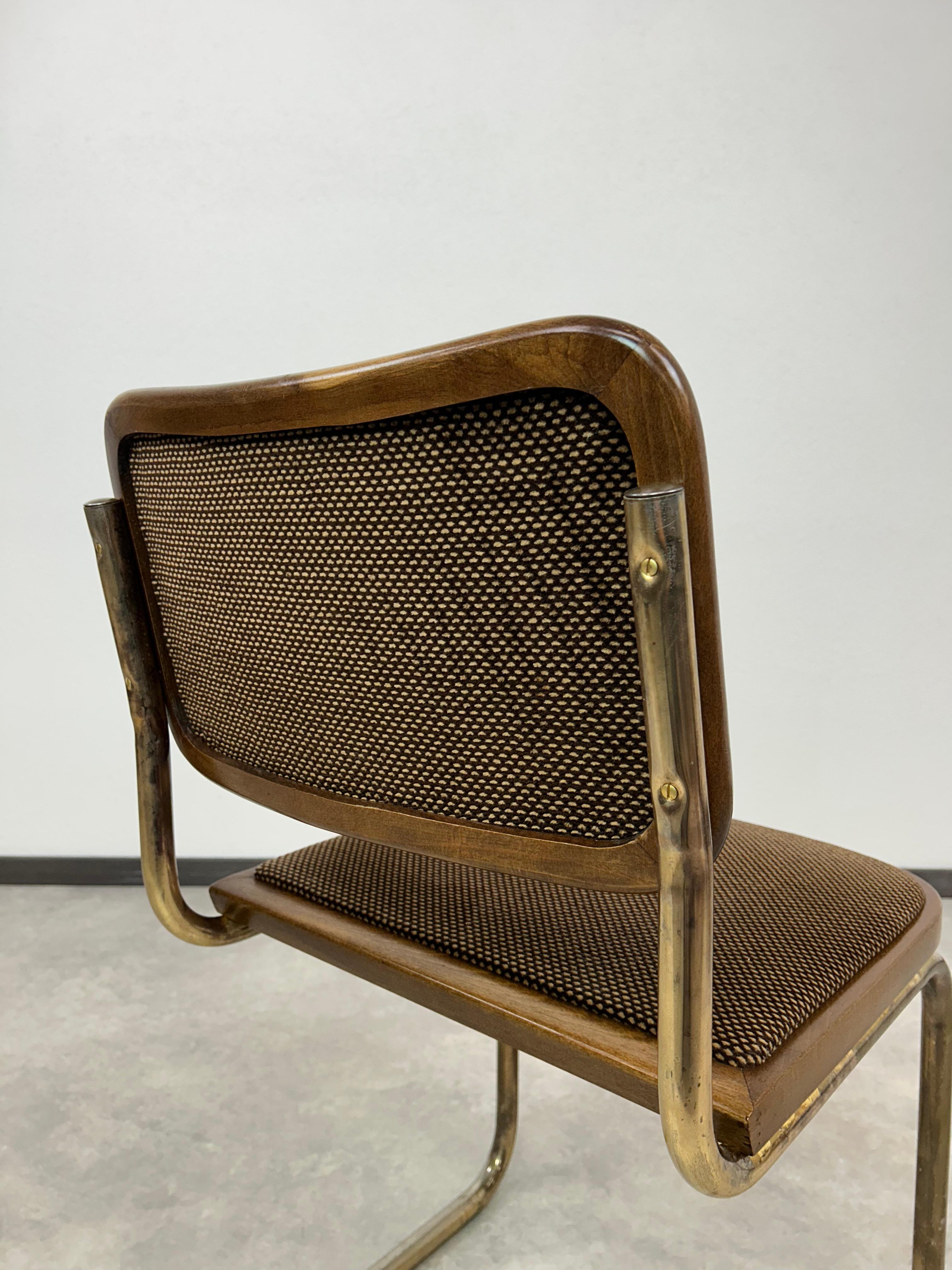 Bauhaus dining chairs S 32 by Marcel Breuer For Sale 1