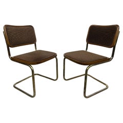 Chaises de salle à manger Bauhaus S 32 de Marcel Breuer