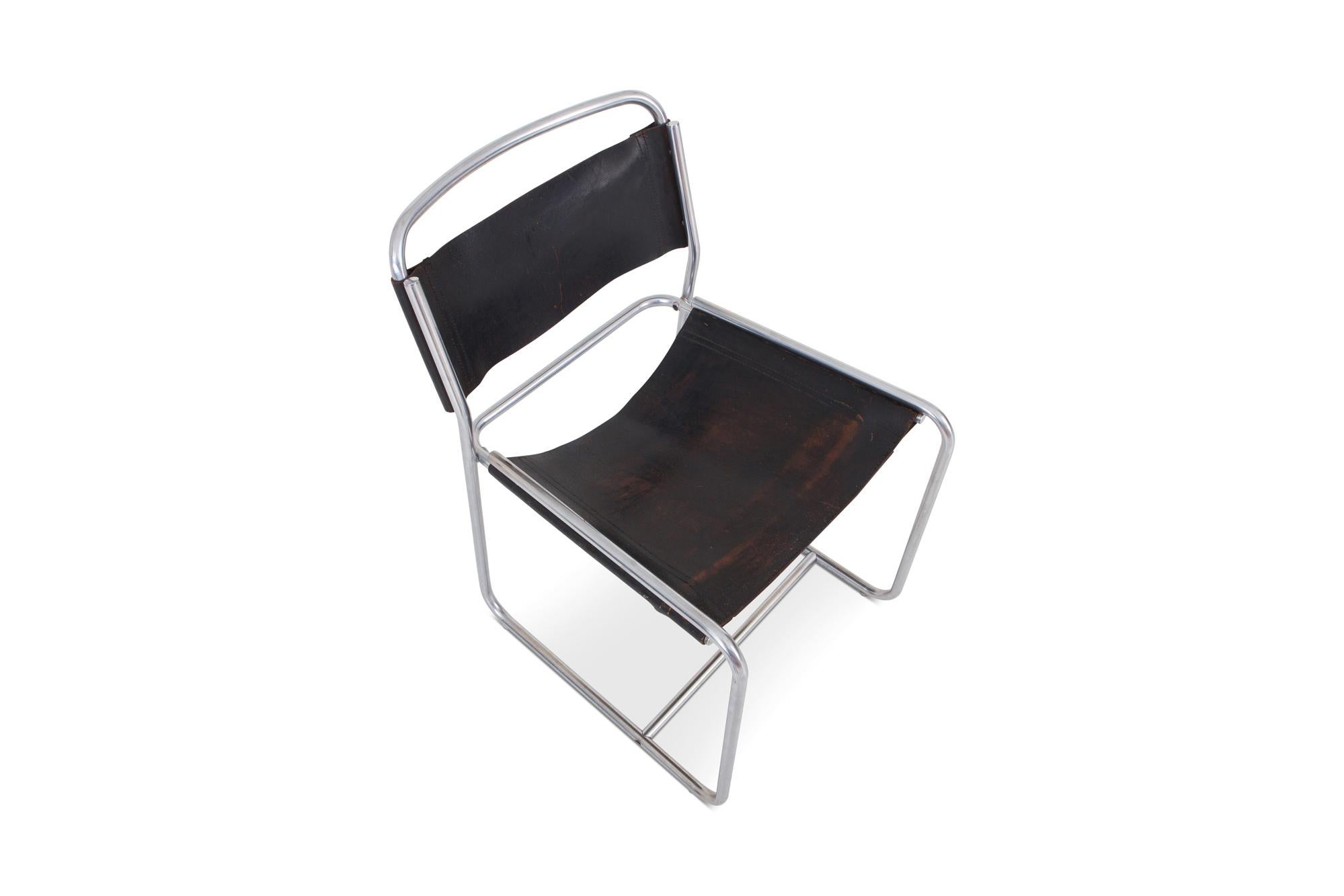 Bauhaus Dining Chairs Model SE18 for ’t Spectrum by Claire Bataille & Paul Ibens (Europäisch)