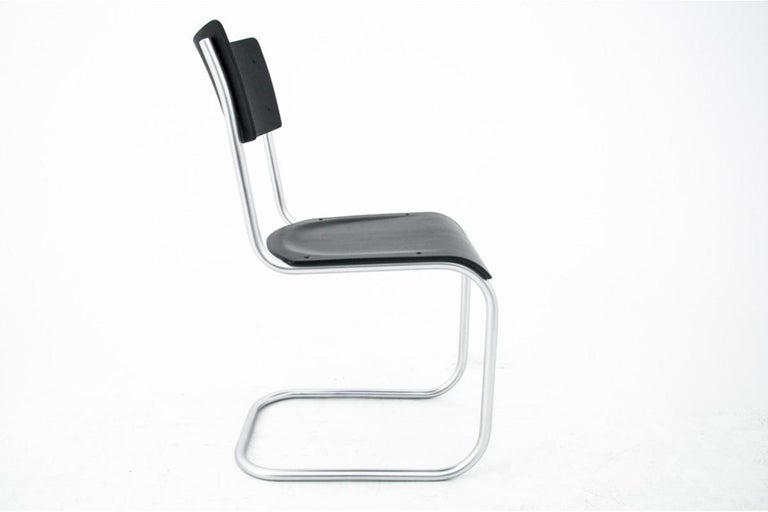 Bauhaus Dining table set table + 4 chairs by Mart Stam, Poland, 1930s