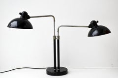 Bauhaus Double Arms Table Lamp 6580 by Christian Dell for Kaiser Idell, 1930s