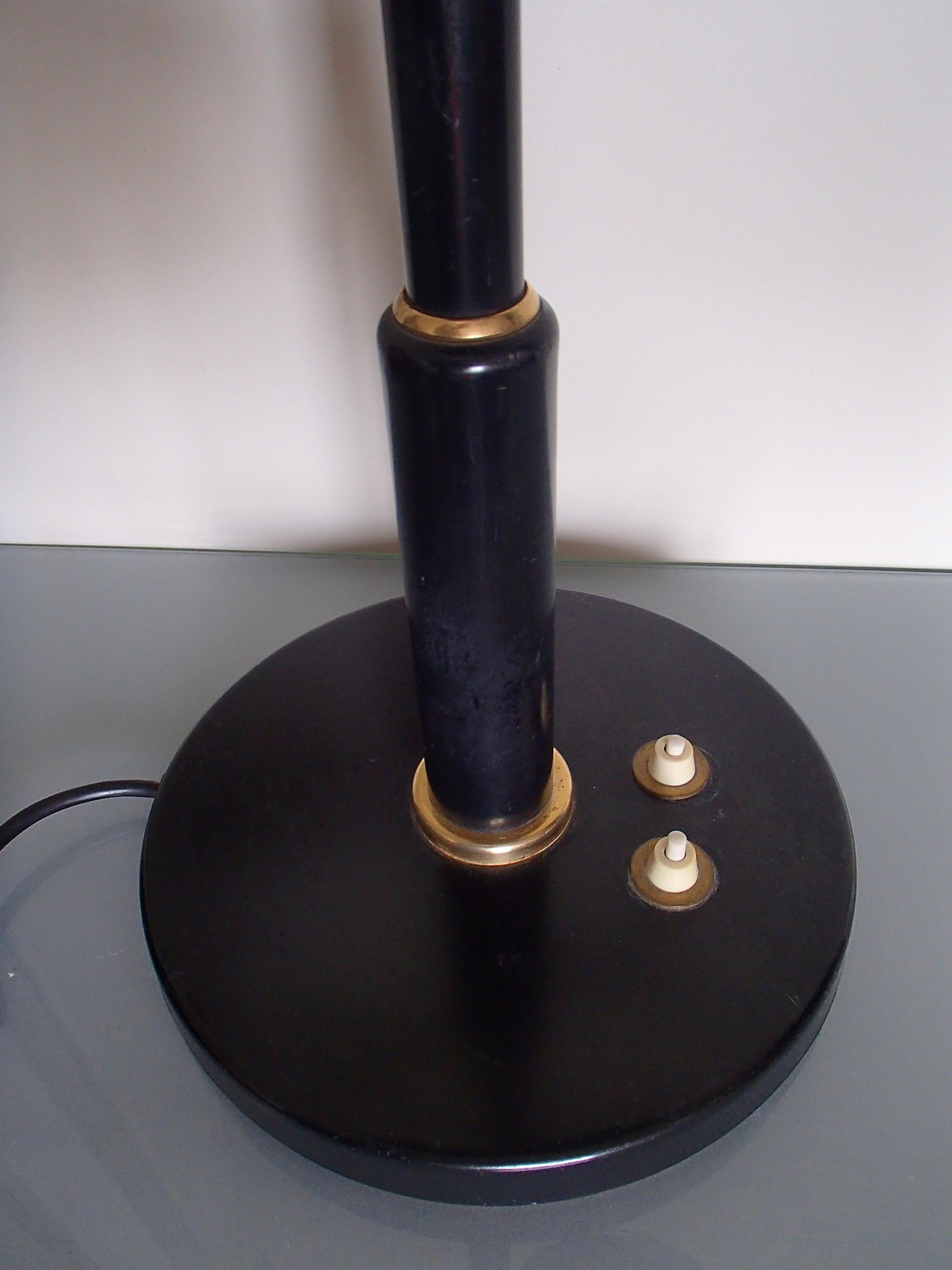 Bauhaus Double Light Black Table Lamp 4