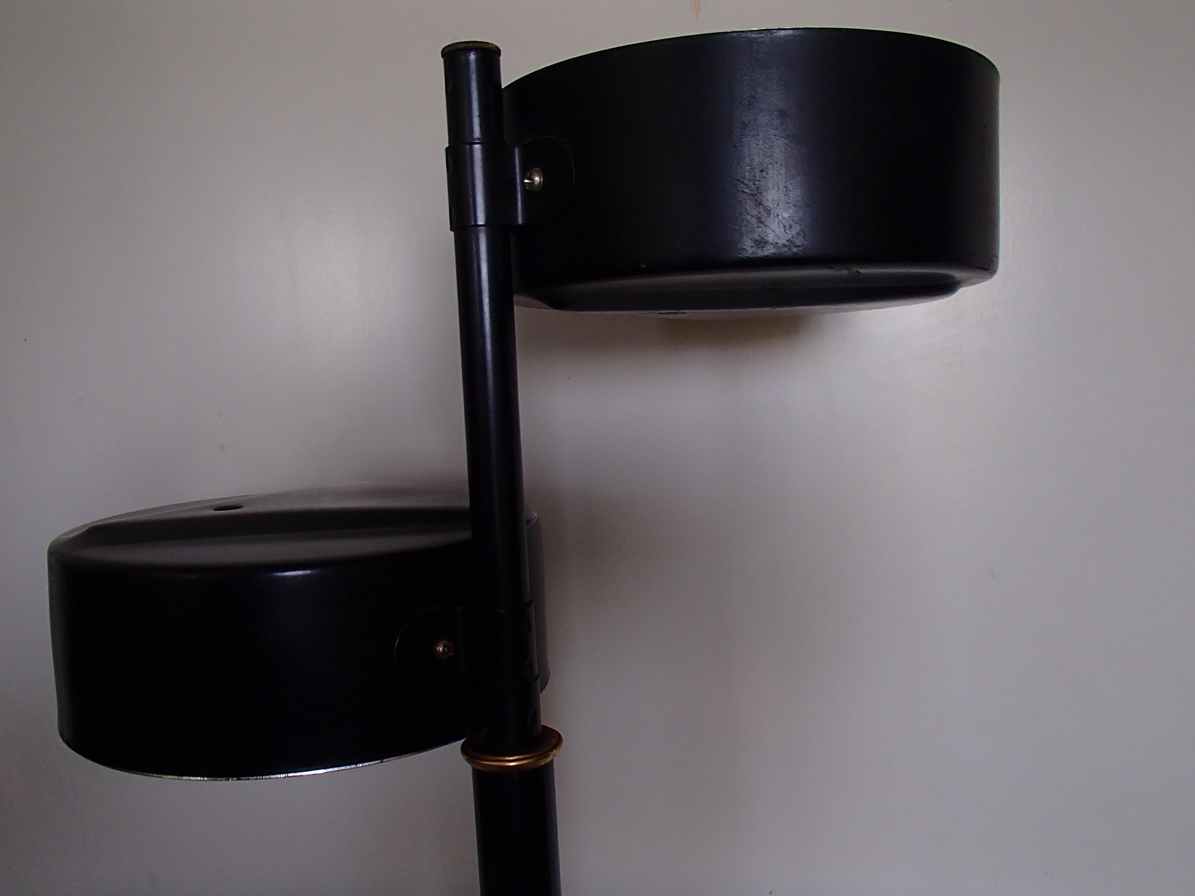 Bauhaus Double Light Black Table Lamp 8