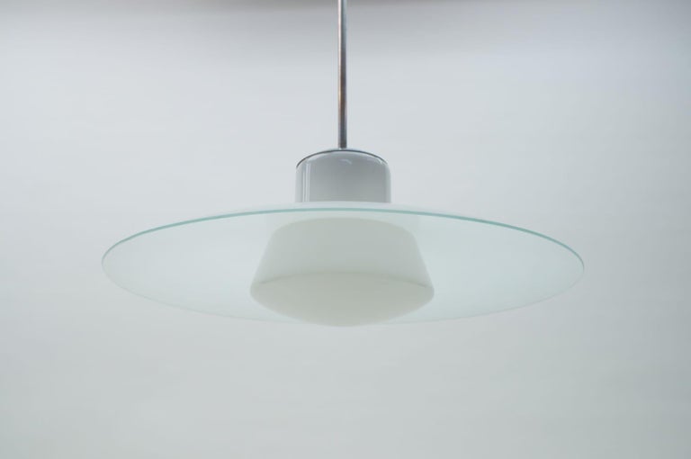 Frosted Glass Shade Ceiling Lamp, Glass Saucer Lamp Shade