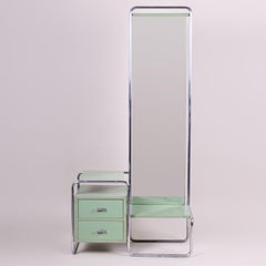 Bauhaus Dressing Mirror Made in 1930s Czechia, Made by Mucke Melder