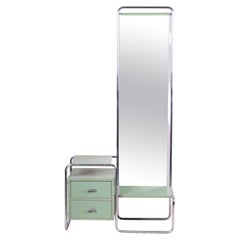 Bauhaus Dressing Mirror Made in 1930s Czechia, Made by Mucke Melder
