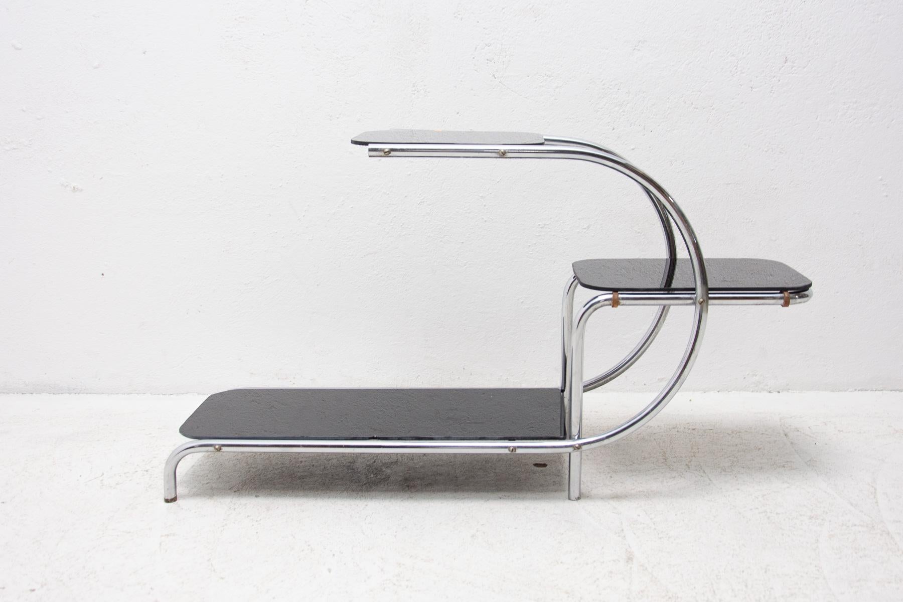 Bauhaus Etagere/Flower Stand Model 715 by Emile Guillot, 1930's 4