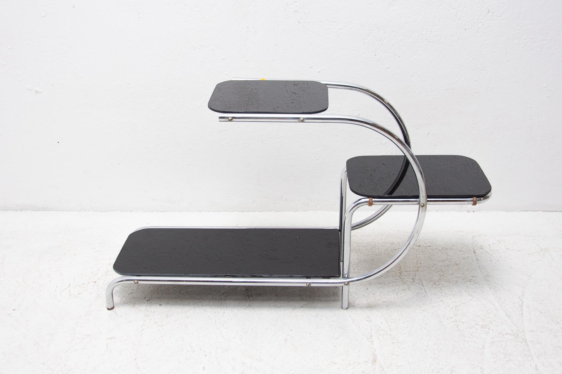 Bauhaus Etagere/Flower Stand Model 715 by Emile Guillot, 1930's 5