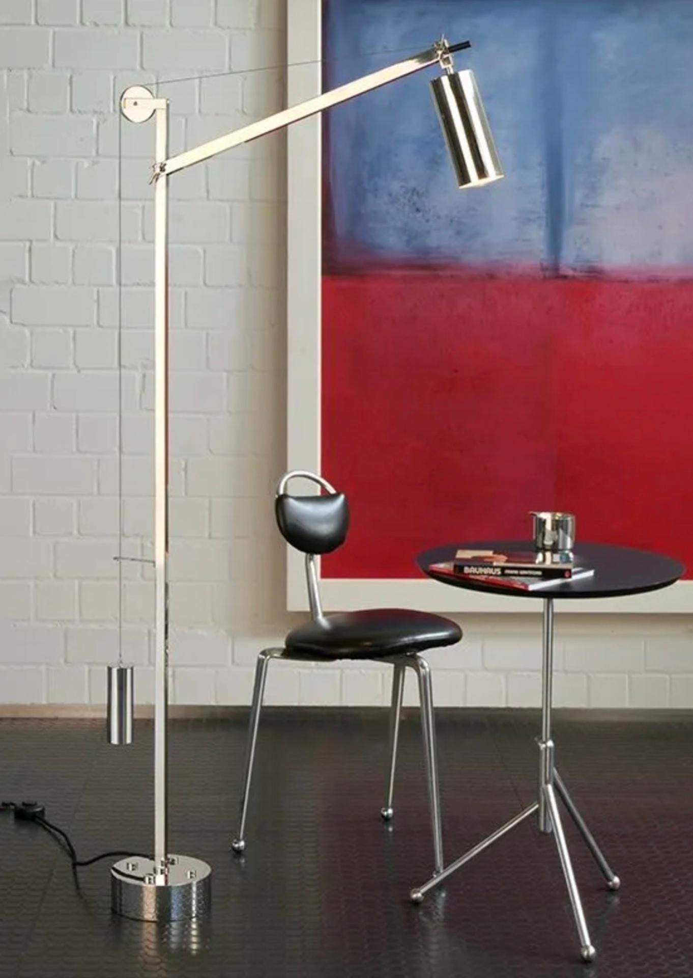 Bauhaus Floor Lamp BH 23 by Tecnolumen In New Condition For Sale In Los Angeles, CA