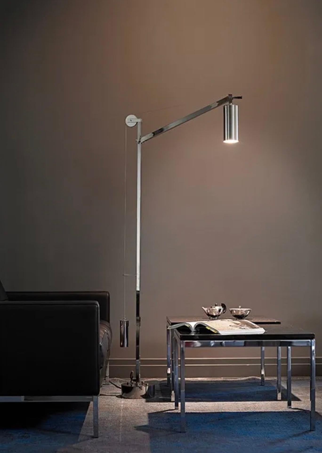 Contemporary Bauhaus Floor Lamp BH 23 by Tecnolumen For Sale